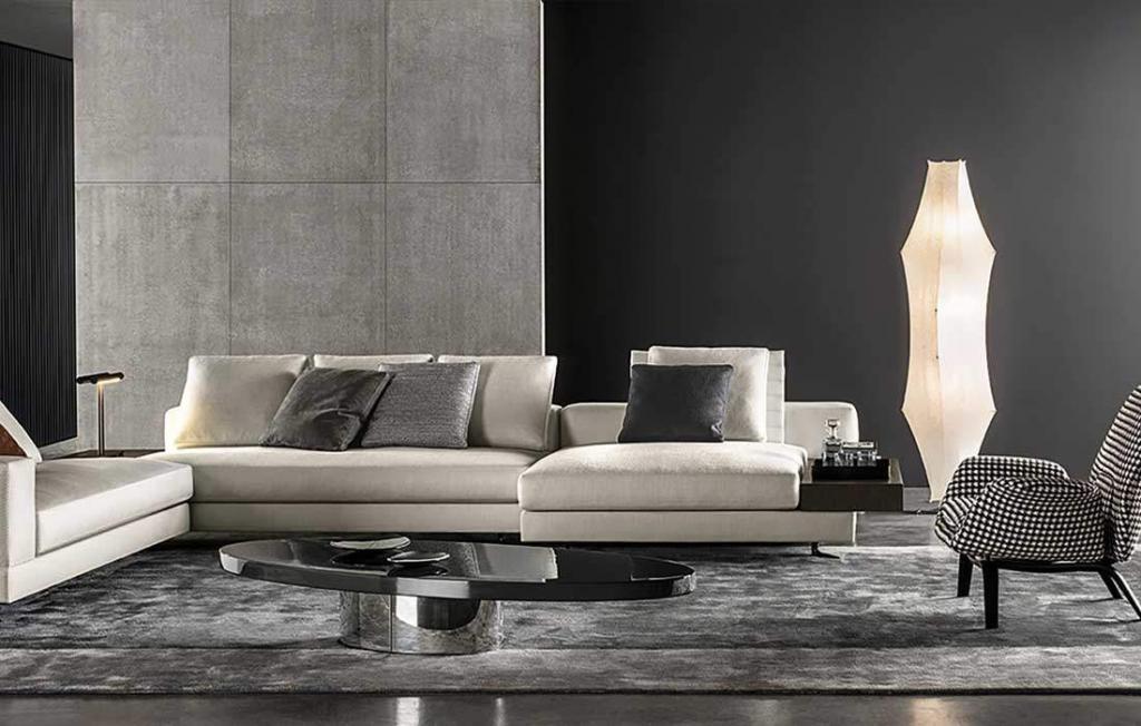 White ist ein einzigartiges Sofa von Minotti aus Italien Jetzt im Designmöbelhaus in Fellbach