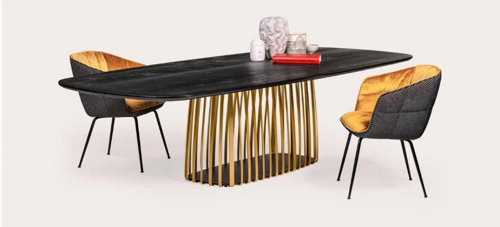 Bakset von Janua ist ein einzigartiger Tisch. Voller Leichtigkeit und Inspiration. Jetzt im Designmöbelhaus Schneider.