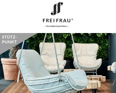 Freifrau bietet dir Möbel für Terrasse, Balkon und Möbel zum Geniessen. Erlebe die Outdoor-Kollektion jetzt im Designmöbelhaus Schneider
