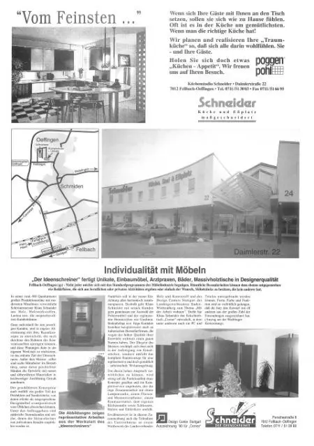 Historie 6 Schneider Design-Möbel Fellbach, Region Stuttgart 1992 Schausonntag Designpreis Corner 450x639 1 Schneider Design-Möbel Fellbach, Region Stuttgart