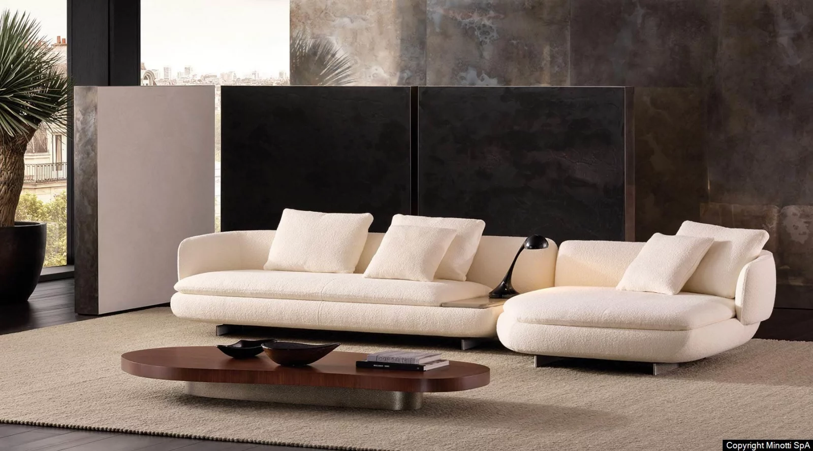 Minotti VIVIENNE: Exklusives Polsterdesign. Für die Region Stuttgart jetzt im Design-Möbelhaus Schneider