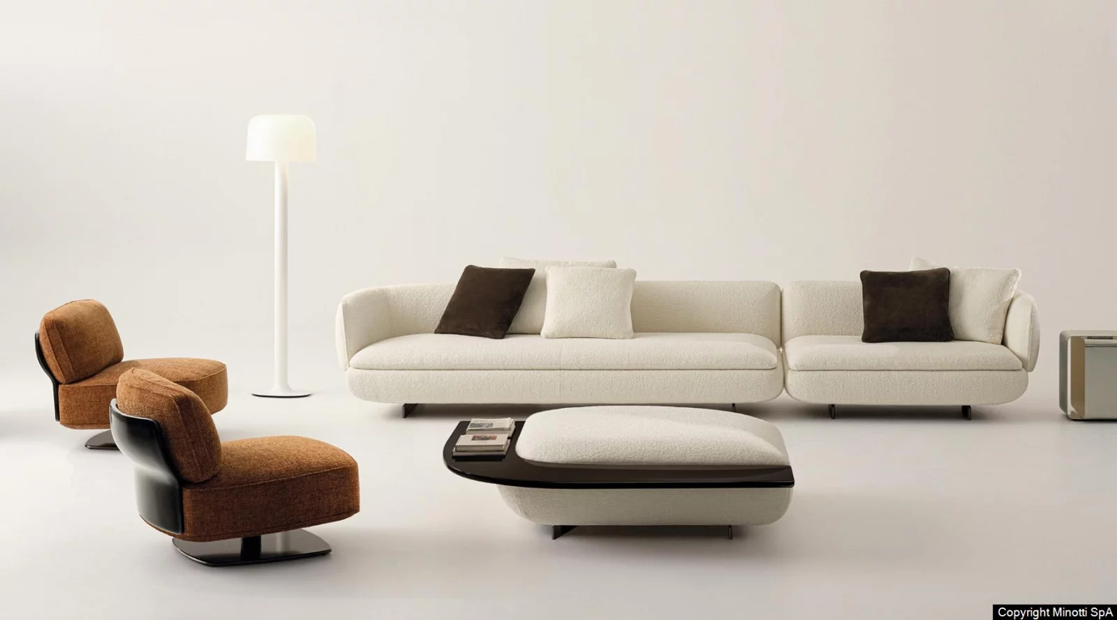 Minotti VIVIENNE: Exklusives Polsterdesign. Für die Region Stuttgart jetzt im Design-Möbelhaus Schneider