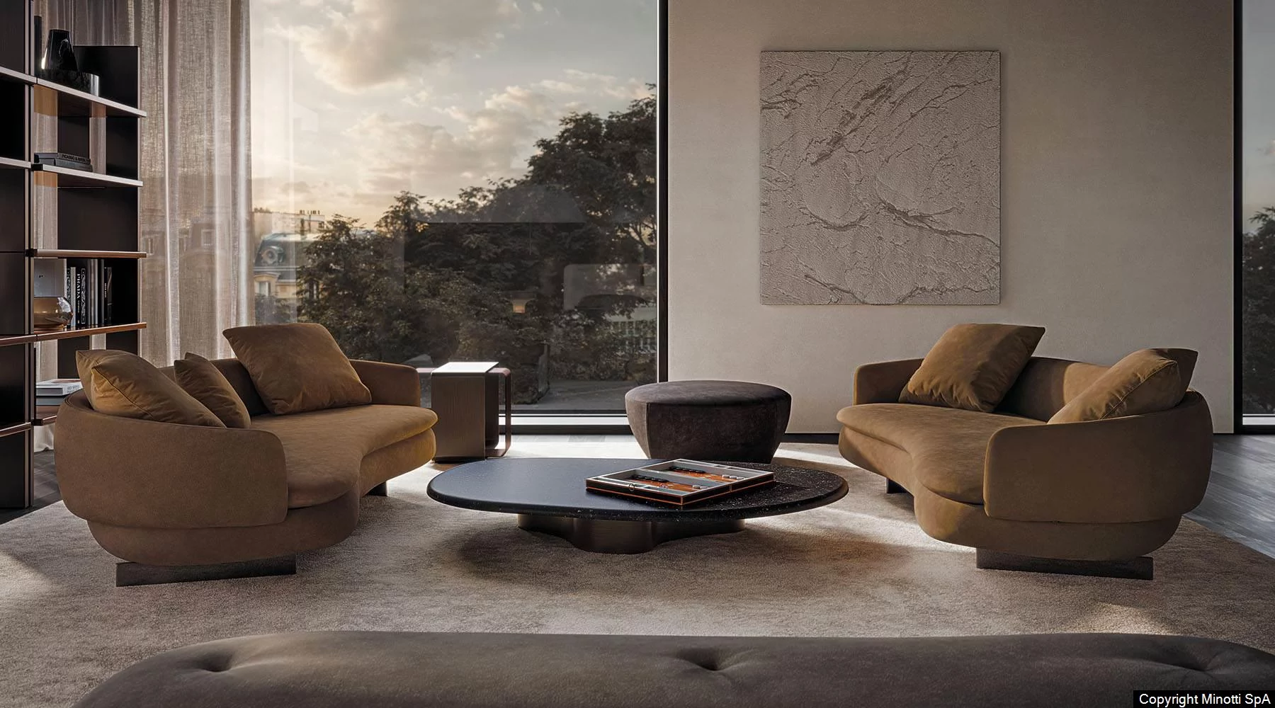 Minotti VIVIENNE: Exklusives Polsterdesign. Für die Region Stuttgart jetzt im Design-Möbelhaus Schneider