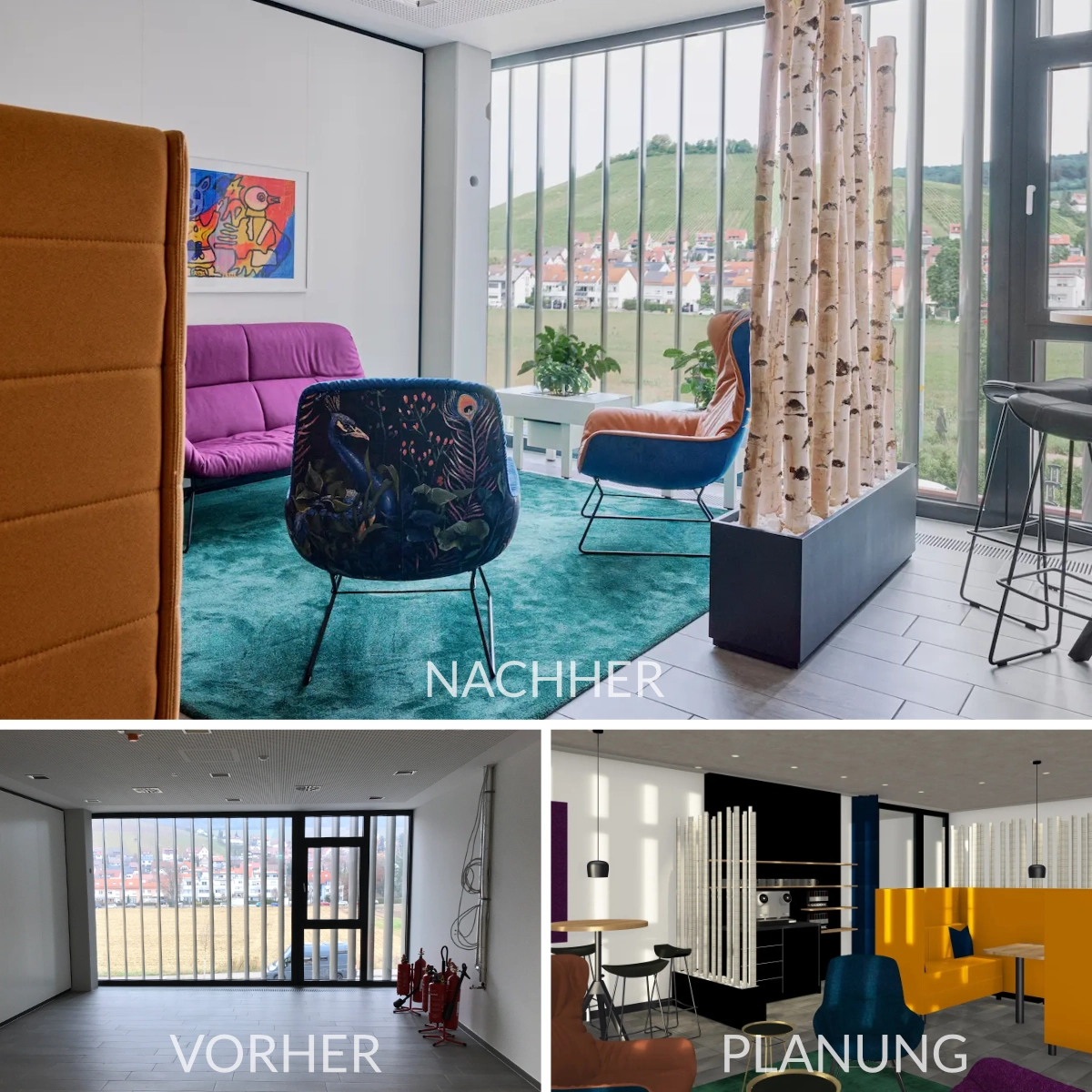 Referenz PTS Prüftechnik Vorher/Nachher